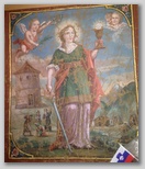 Sveta Barbara, farovž, Planina pod Golico