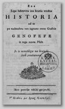 Historia od te po nadoužnu ven izgnane svet Grafnie Genofefe, 1800